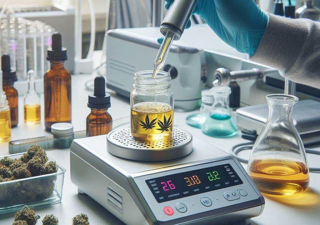 extraction par ultrasons des cannabinoïdes du chanvre